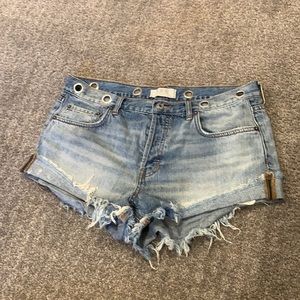 Free People Jean shorts